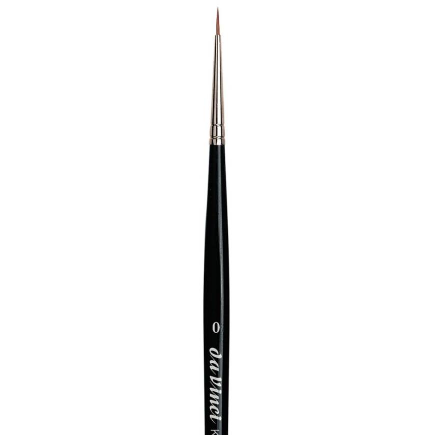 Da Vinci Kolinsky Red Sable Round Watercolor Brush Series 36 No:0 - 5