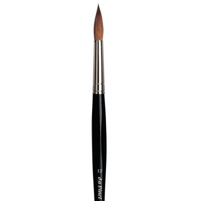Da Vinci Kolinsky Red Sable Round Watercolor Brush Series 36 No:12