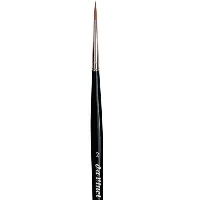 Da Vinci Kolinsky Red Sable Round Watercolor Brush Series 36 No:2 - 5