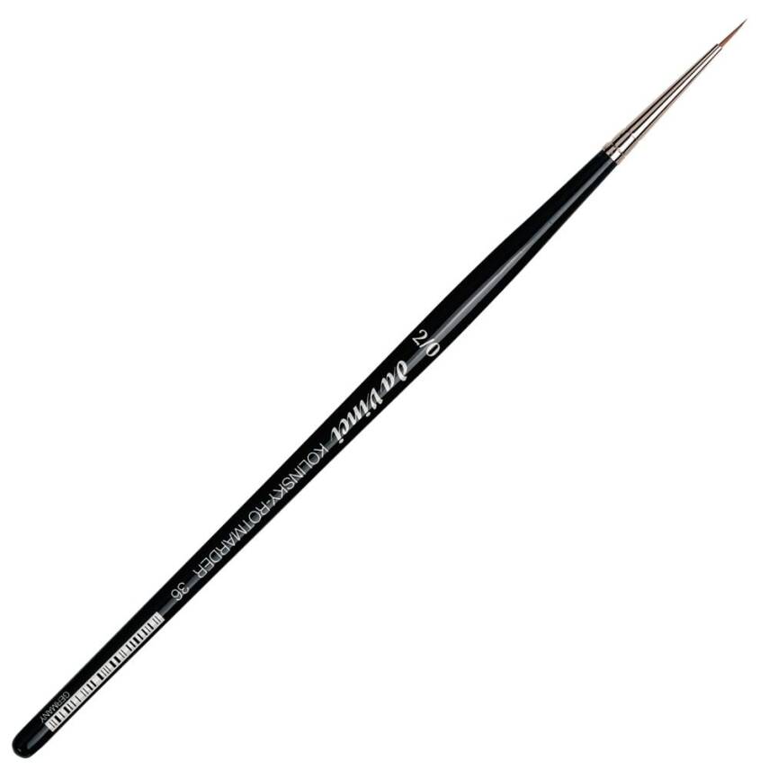 Da Vinci Kolinsky Red Sable Round Watercolor Brush Series 36 No:2/0 - 1