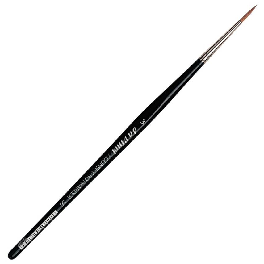 Da Vinci Kolinsky Red Sable Round Watercolor Brush Series 36 No:3 - 4