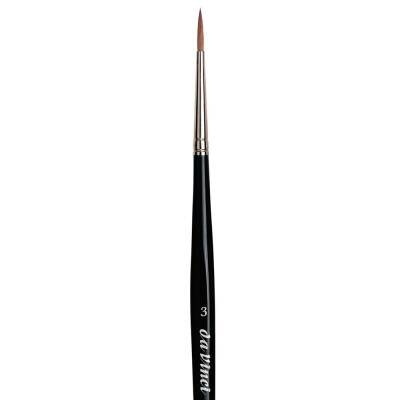 Da Vinci Kolinsky Red Sable Round Watercolor Brush Series 36 No:3 - 5