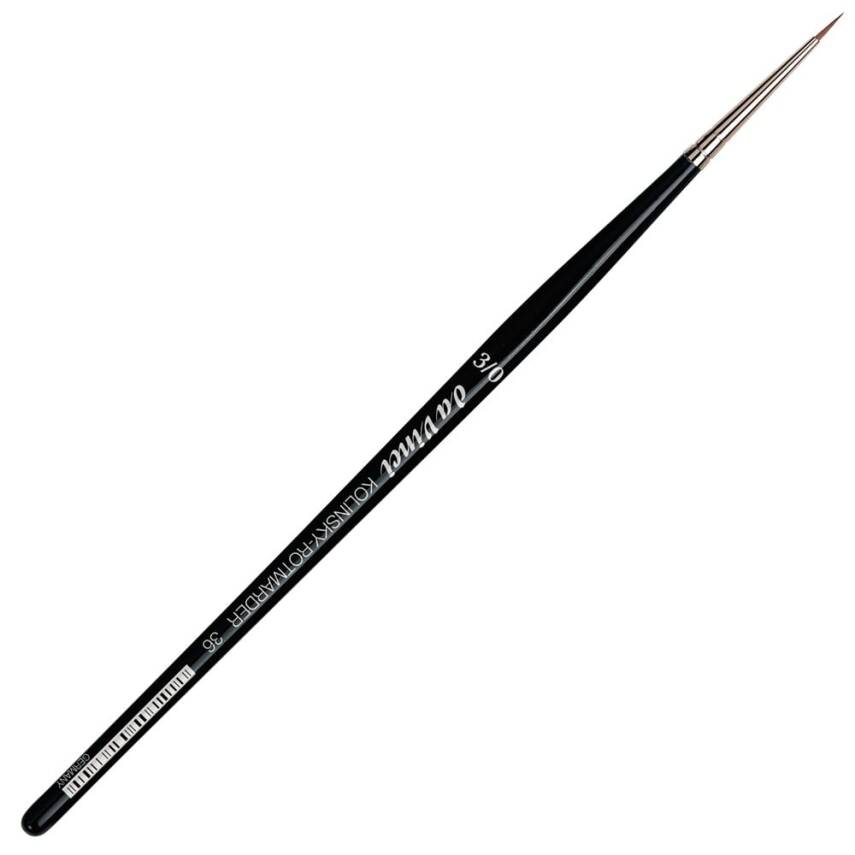 Da Vinci Kolinsky Red Sable Round Watercolor Brush Series 36 No:3/0 - 1