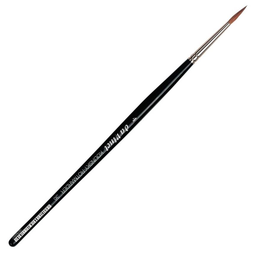 Da Vinci Kolinsky Red Sable Round Watercolor Brush Series 36 No:4 - 4