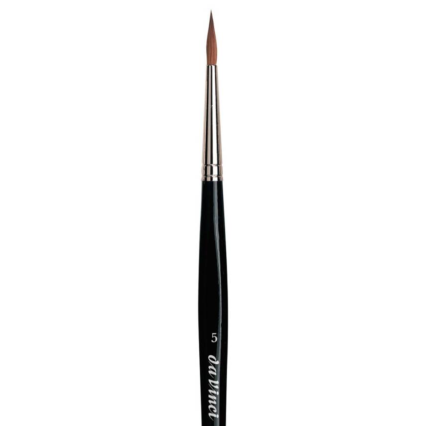 Da Vinci Kolinsky Red Sable Round Watercolor Brush Series 36 No:5 - 5