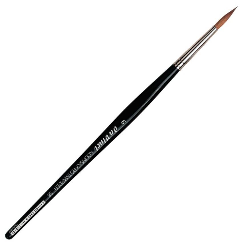 Da Vinci Kolinsky Red Sable Round Watercolor Brush Series 36 No:6 - 4