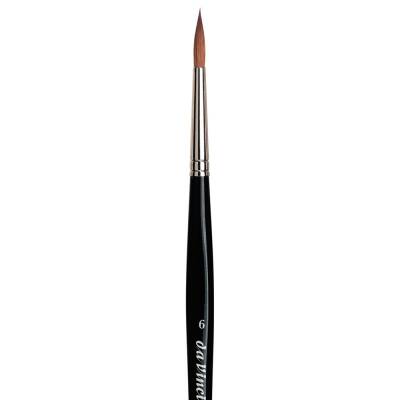 Da Vinci Kolinsky Red Sable Round Watercolor Brush Series 36 No:6 - 5