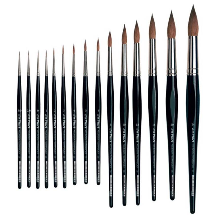Da Vinci Kolinsky Red Sable Round Watercolor Brush Series 36 - 1