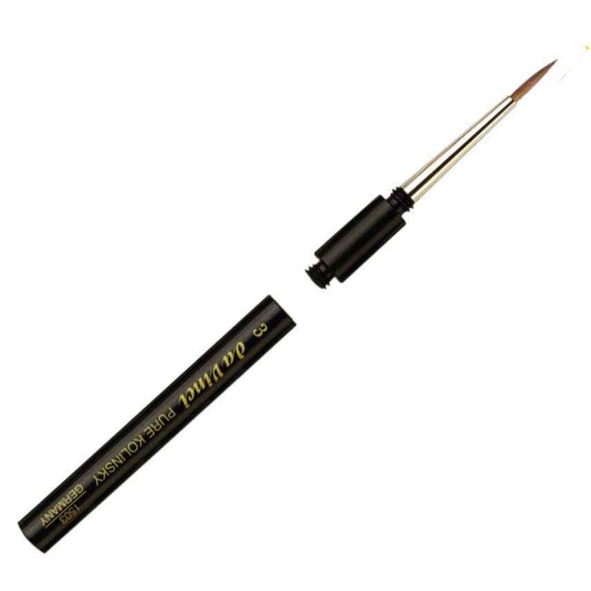 Da Vinci Kolinsky Red Sable Round Watercolor Pocket Brush Series 1503 No:3 - 2