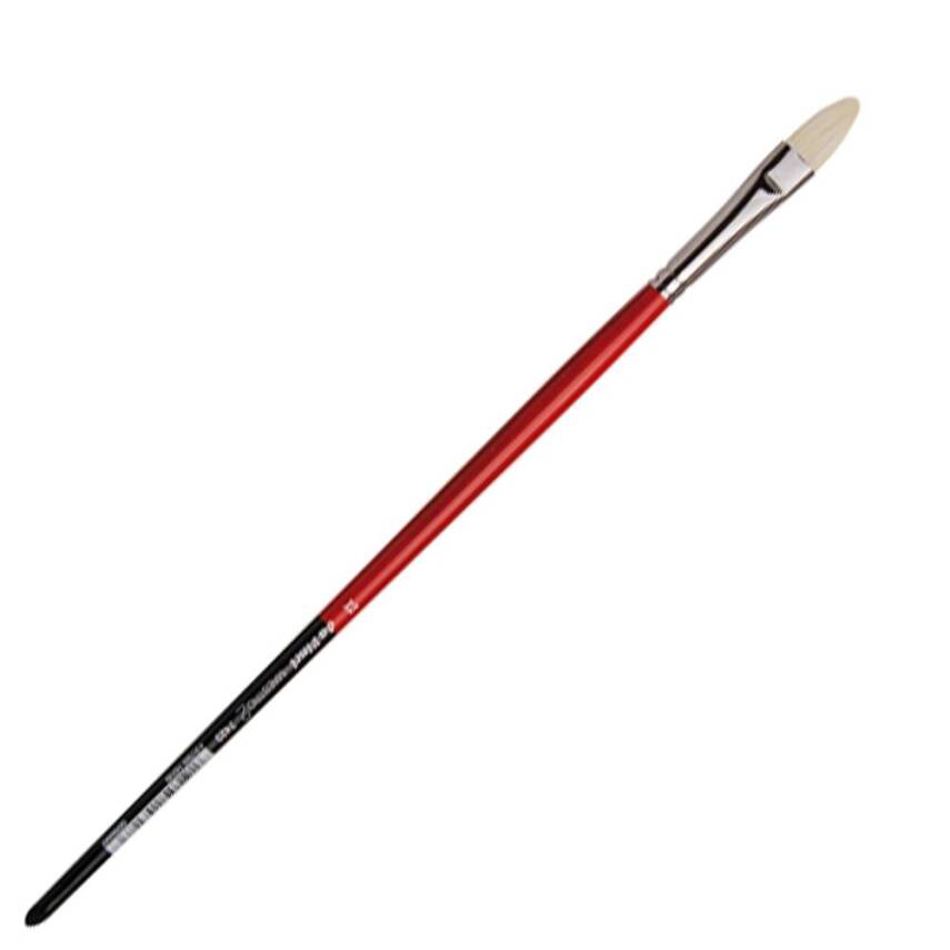Da Vinci Maestro 2 Bristle Filbert-Shape Acrylic and Oil Paint Brush Series 7423 No:12 - 1