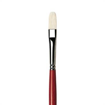 Da Vinci Maestro 2 Bristle Flat Long Handle Oil and Acrylic Paint Brush Series 7023 No:18 - 2