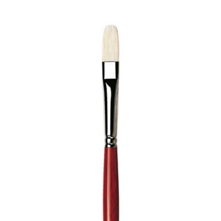 Da Vinci Maestro 2 Bristle Flat Long Handle Oil and Acrylic Paint Brush Series 7023 No:8 - 1