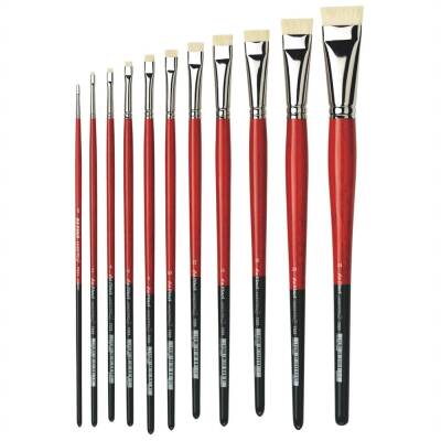 Da Vinci Maestro 2 Domuz Kılı Ekstra Kısa Akrilik Boya Ve Yağlı Boya Fırçası Seri 7223 No:24 - 2