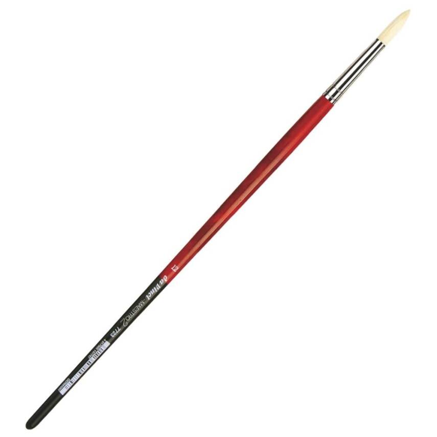 Da Vinci Maestro 2 Domuz Kılı Yuvarlak Akrilik Boya Ve Yağlı Boya Fırçası Seri 7723 No:12 - 2