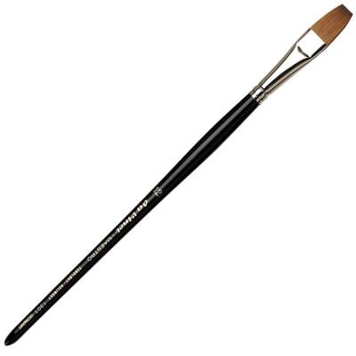 Da Vinci Maestro Tobolsky Kolinsky Red Sable Flat Watercolor Brush Series 1301 No:12 - 1
