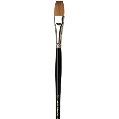 Da Vinci Maestro Tobolsky Kolinsky Red Sable Flat Watercolor Brush Series 1301 No:14