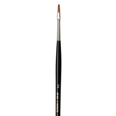 Da Vinci Maestro Tobolsky Kolinsky Red Sable Flat Watercolor Brush Series 1301 No:2