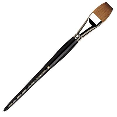 Da Vinci Maestro Tobolsky Kolinsky Red Sable Flat Watercolor Brush Series 1301 No:20 - 1