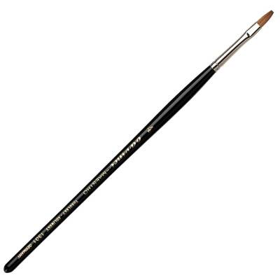 Da Vinci Maestro Tobolsky Kolinsky Red Sable Flat Watercolor Brush Series 1301 No:4 - 1