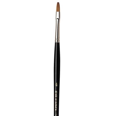 Da Vinci Maestro Tobolsky Kolinsky Red Sable Flat Watercolor Brush Series 1301 No:4