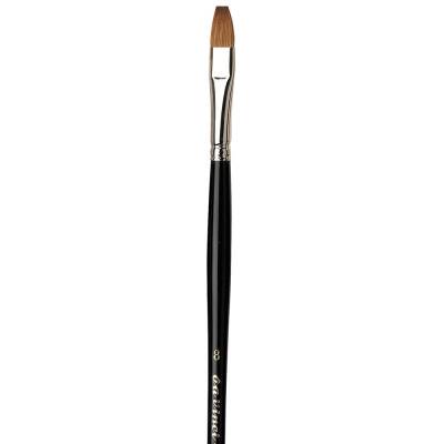 Da Vinci Maestro Tobolsky Kolinsky Red Sable Flat Watercolor Brush Series 1301 No:8