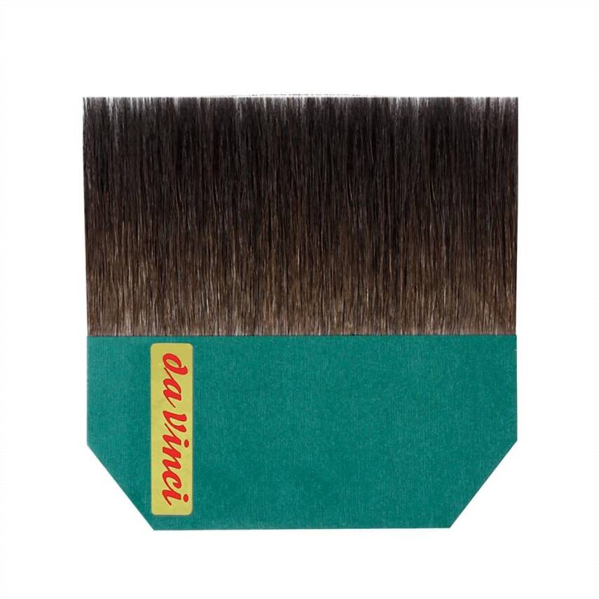 Da Vinci Mavi Sincap Kılı Düz Altın Varak Sakal Fırçası Seri 500 No:100 - 5