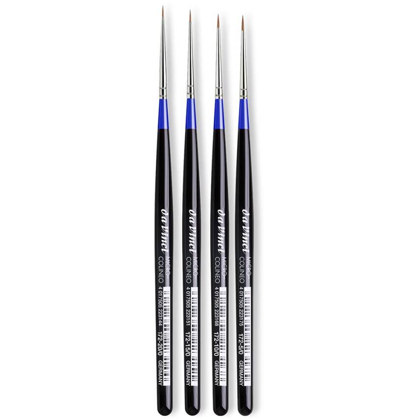 Da Vinci Micro Colineo Minyatür ve Detay 4'lü Fırça Seti - 2