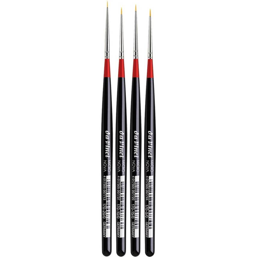 Da Vinci Micro Nova Series 170 Synthetic Bristle Illumination and Miniature Detail Brush - 1