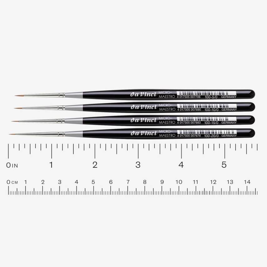 Da Vinci Micro Seri 100 Tezhip Ve Minyatür Detay Fırçası No:10/0 - 3