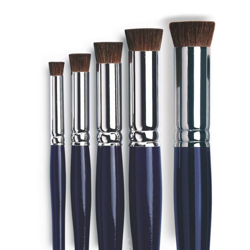 Da Vinci Midilli Kılı Yuvarlak Silindir Uçlu Pastel Fırçası Seri 132 No:8 - 4