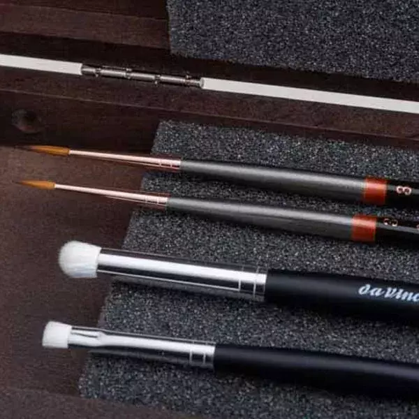 Da Vinci Minyatür Fırça Seti 4'lü Ahşap Kutulu - 2