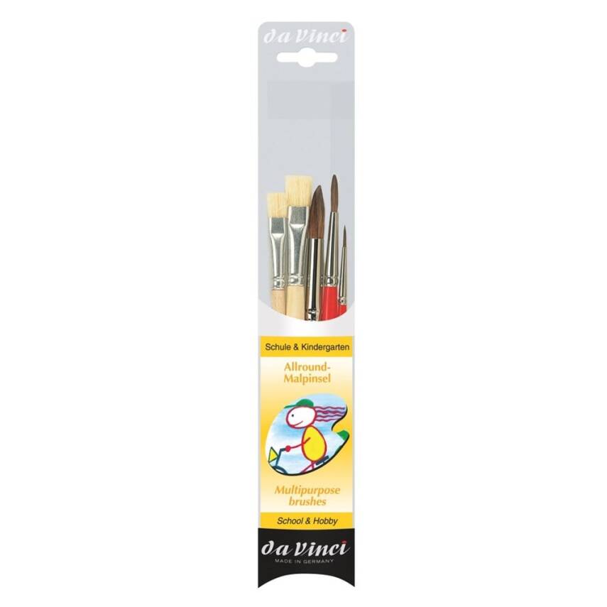 Da Vinci Multi-Purpose School Hobby Kindergarten Brush Set Series 4214 - 2