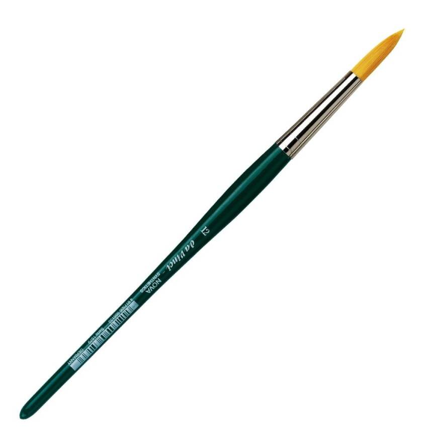 Da Vinci Nova Sentetik Yuvarlak Sulu Boya Fırçası Seri 1570 No:12 - 2