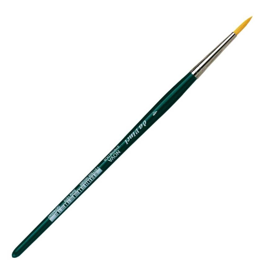 Da Vinci Nova Sentetik Yuvarlak Sulu Boya Fırçası Seri 1570 No:4 - 2