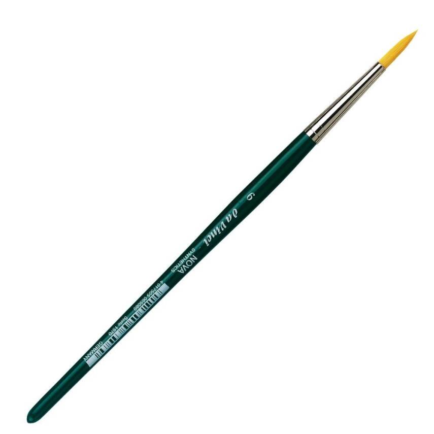 Da Vinci Nova Sentetik Yuvarlak Sulu Boya Fırçası Seri 1570 No:6 - 2