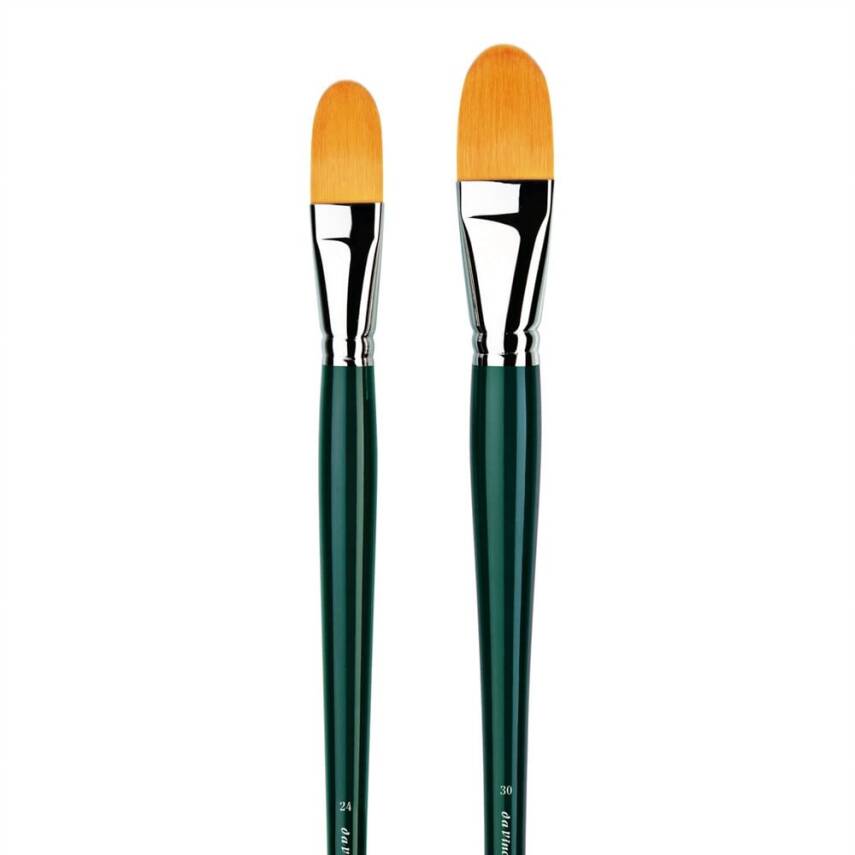 Da Vinci Nova Synthetic Filbert-Shape Oil and Acrylic Paint Brush Series 1875 No: 16 - 2