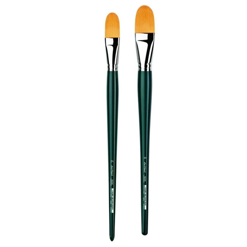 Da Vinci Nova Synthetic Filbert-Shape Oil and Acrylic Paint Brush Series 1875 No:0 - 4
