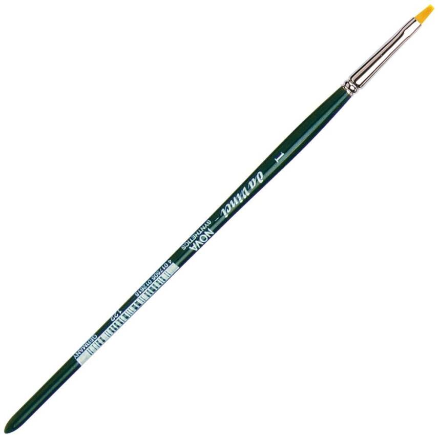 Da Vinci Nova Synthetic Flat Acrylic and Oil Paint Brush Series 122 No:1 - 1