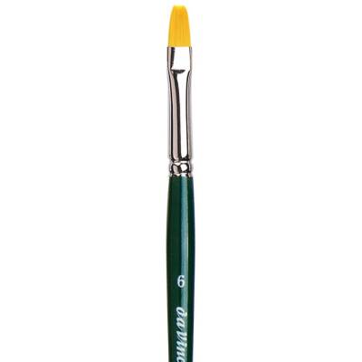 Da Vinci Nova Synthetic Flat Acrylic and Oil Paint Brush Series 122 No:6