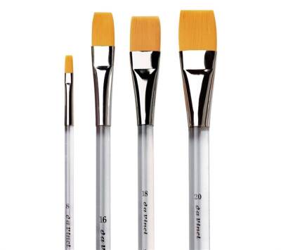 Da Vinci Nova Synthetic Flat Wetting and Painting Brush Series 18 No:16 calligraphy - 3