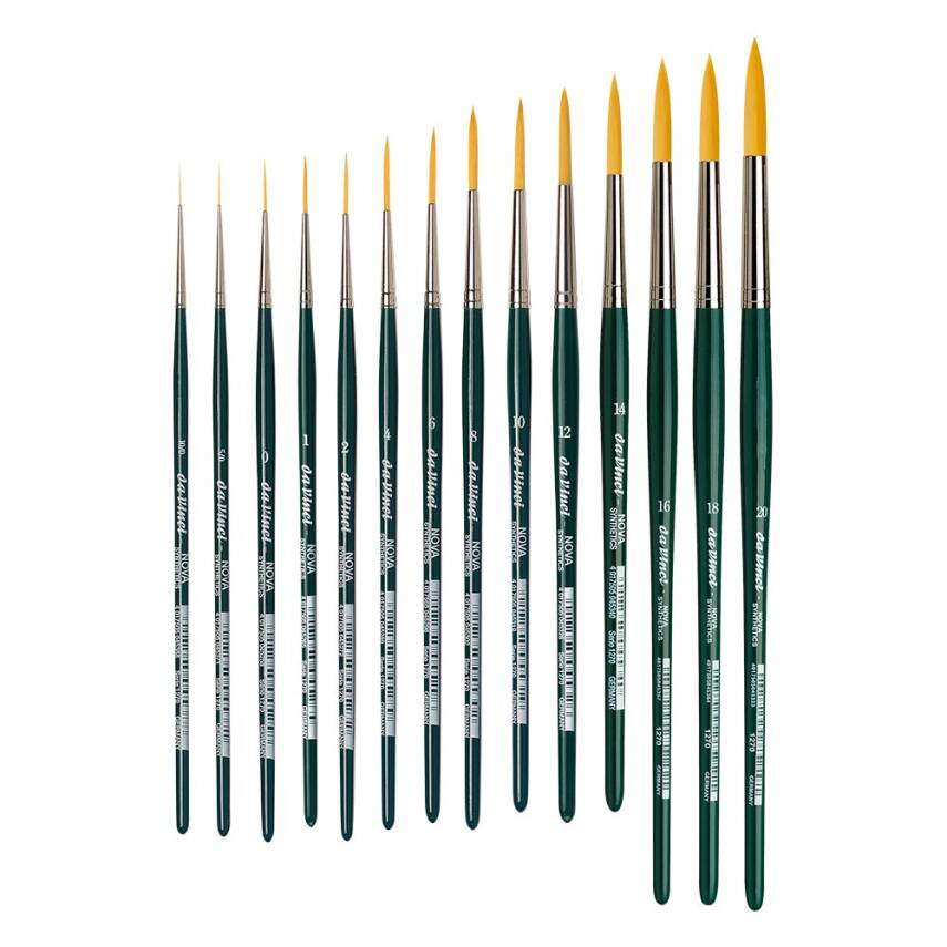 Da Vinci Nova Synthetic Round Liner and Rigger Brush Series 1270 - 1