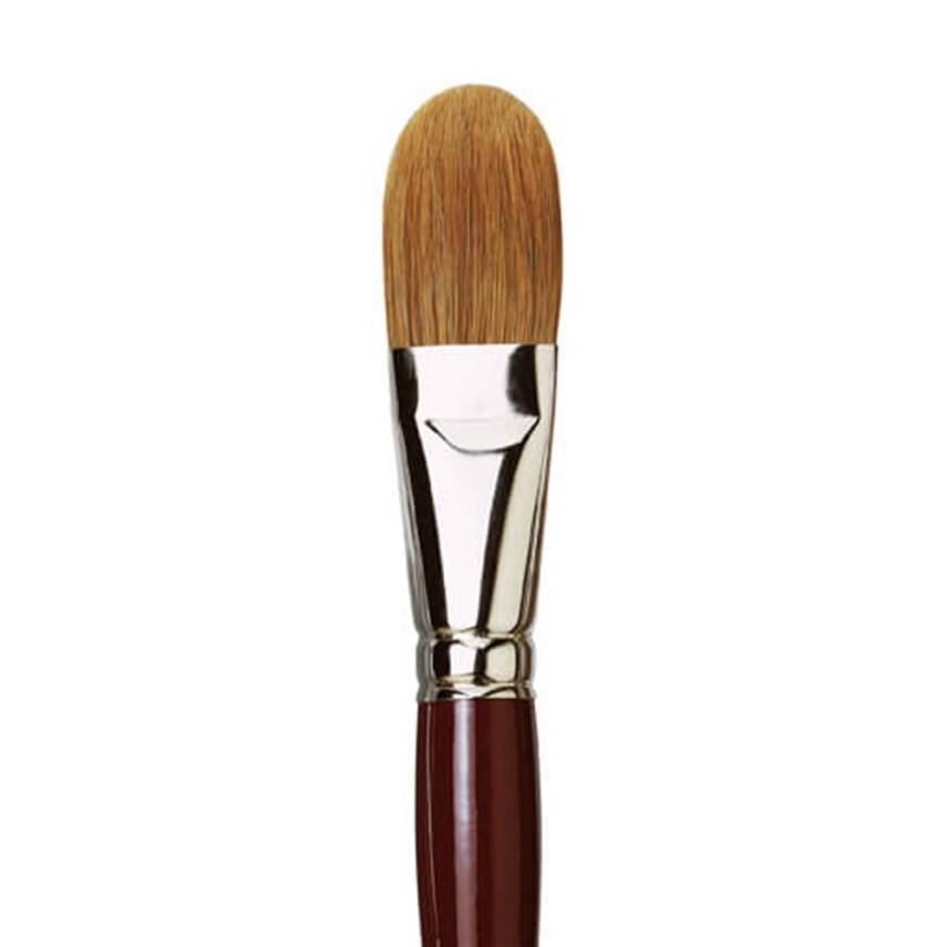 Da Vinci  Ox-Hair Hair Filbert-Shape Oil Paint Brush Series 1865 No:6 - 4