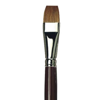 Da Vinci  Ox-Hair Hair Flat Oil Paint Brush Series 1850 No:24 - 3