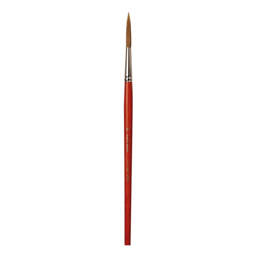 Da Vinci  Ox-Hair Hair Round Long Thin Tip Sign Writing Brush Series 1287 No:4 - 1