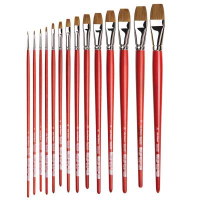 Da Vinci Pelo Di Bue  Ox-Hair Hair Flat Oil Paint Brush Series 1887