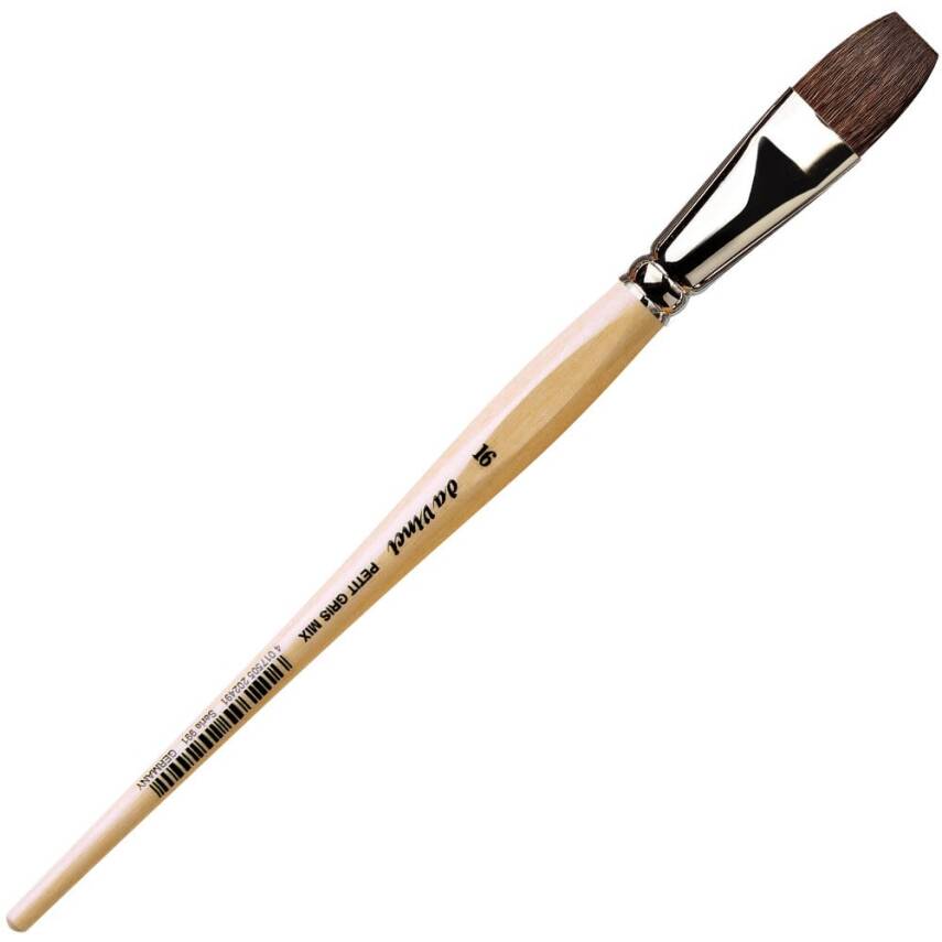Da Vinci Petit Gris Mix Düz Sulu Boya Ve Porselen Fırçası Seri 991 No:16 - 1