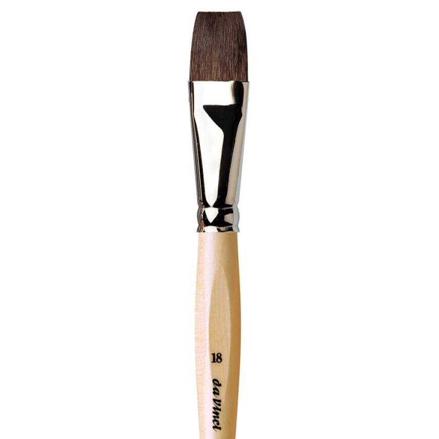 Da Vinci Petit Gris Mix Düz Sulu Boya Ve Porselen Fırçası Seri 991 No:18 - 2