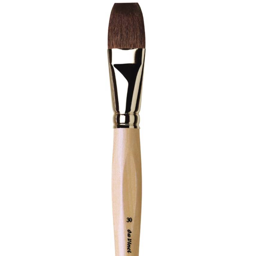 Da Vinci Petit Gris Mix Düz Sulu Boya Ve Porselen Fırçası Seri 991 No:30 - 4