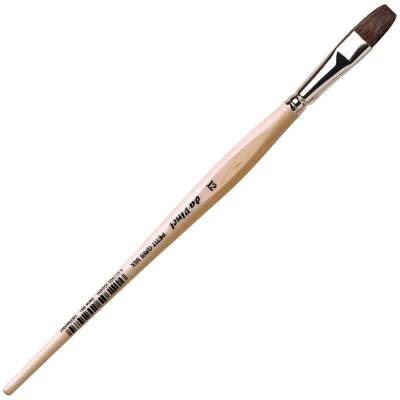 Da Vinci Petit Gris Mix Flat Watercolor and Porcelain Brush Series 991 No: 12 - 1