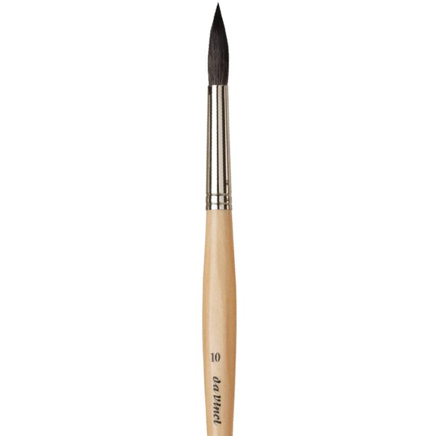 Da Vinci Petit Gris Mix Round Watercolor Brush Series 5590 No: 10 - 4